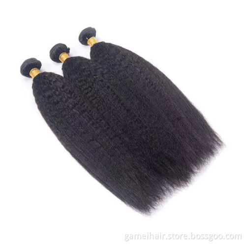 Unprocessed Cambodian Hair Bulks Vendor Wholesale One Donor Virgin Cuticle Aligned Human Hair Bundles Extensions Double Drawn